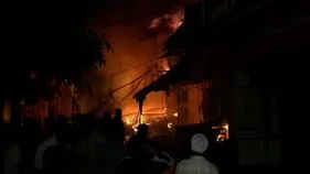 జమ్ముూలో అగ్నిప్రమాదం.. 15 దుకాణాల దగ్ధం