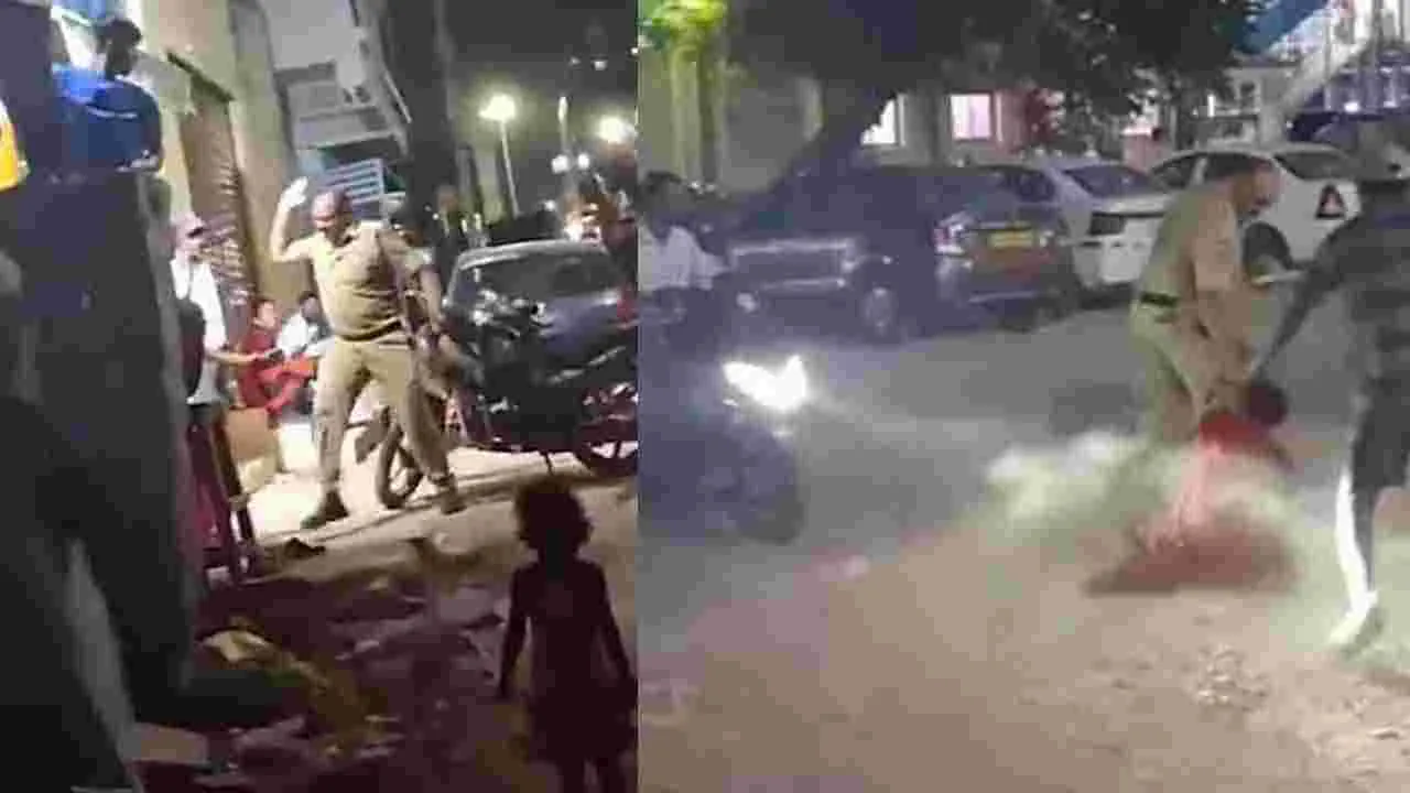 హఫీజ్‌పేట్ ఘటన.. హోంగార్డ్‌ ఆనంద్‌పై వేటు