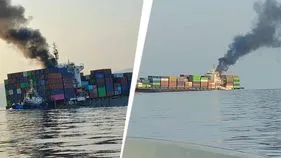 హోర్ముజ్ జలసంధిలో మైన్‌ను ఢీకొని కార్గో నౌక మునక.. 