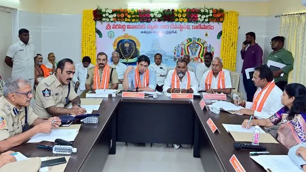 పకడ్బందీగా వరసిద్ధుడి బ్రహ్మోత్సవాలకు ఏర్పాట్లు