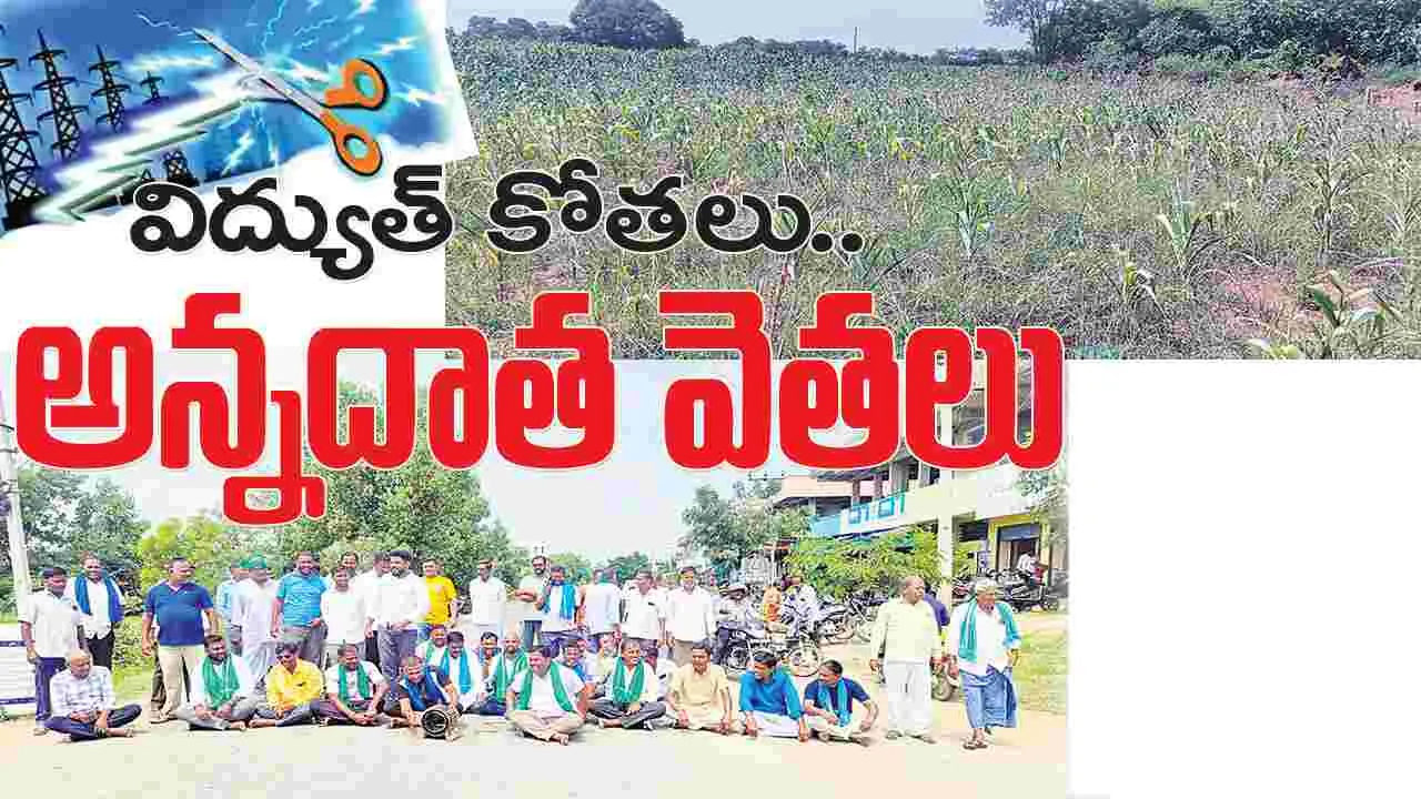 విద్యుత్‌ కోతలు.. అన్నదాత వెతలు
