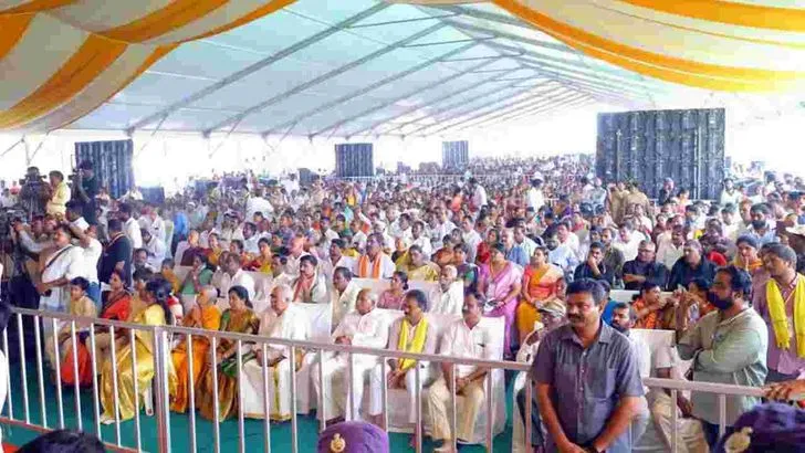ఖమ్మంలో అంగరంగ వైభవంగా టీటీడీ వేంకటేశ్వరస్వామి ఆలయానికి భూమిపూజ