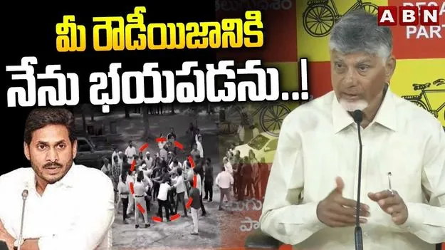 ‘హింస అనేది వాళ్ల డీఎన్‌ఏలోనే ఉంది’.. వైసీపీపై సీఎం చంద్రబాబు ఆగ్రహం