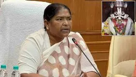 మల్లూరు లక్ష్మీనరసింహస్వామి ఆలయ అభివృద్ధిపై మంత్రి సీతక్క ఆదేశాలివే