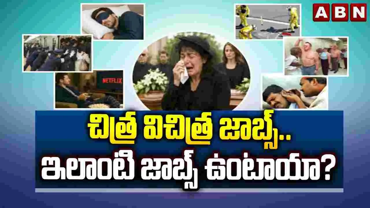 చిత్ర విచిత్ర జాబ్స్.. ఇలాంటి జాబ్స్‌ ఉంటాయా?