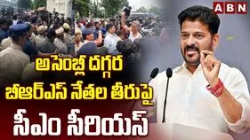 అసెంబ్లీ దగ్గర బీఆర్ఎస్ నేతల తీరుపై సీఎం సీరియస్