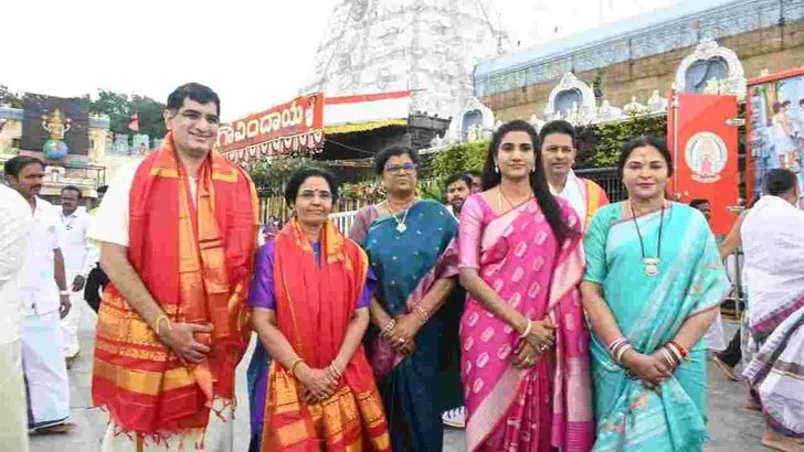 తిరుమల శ్రీవారిని దర్శించుకున్న నారా భువనేశ్వరి