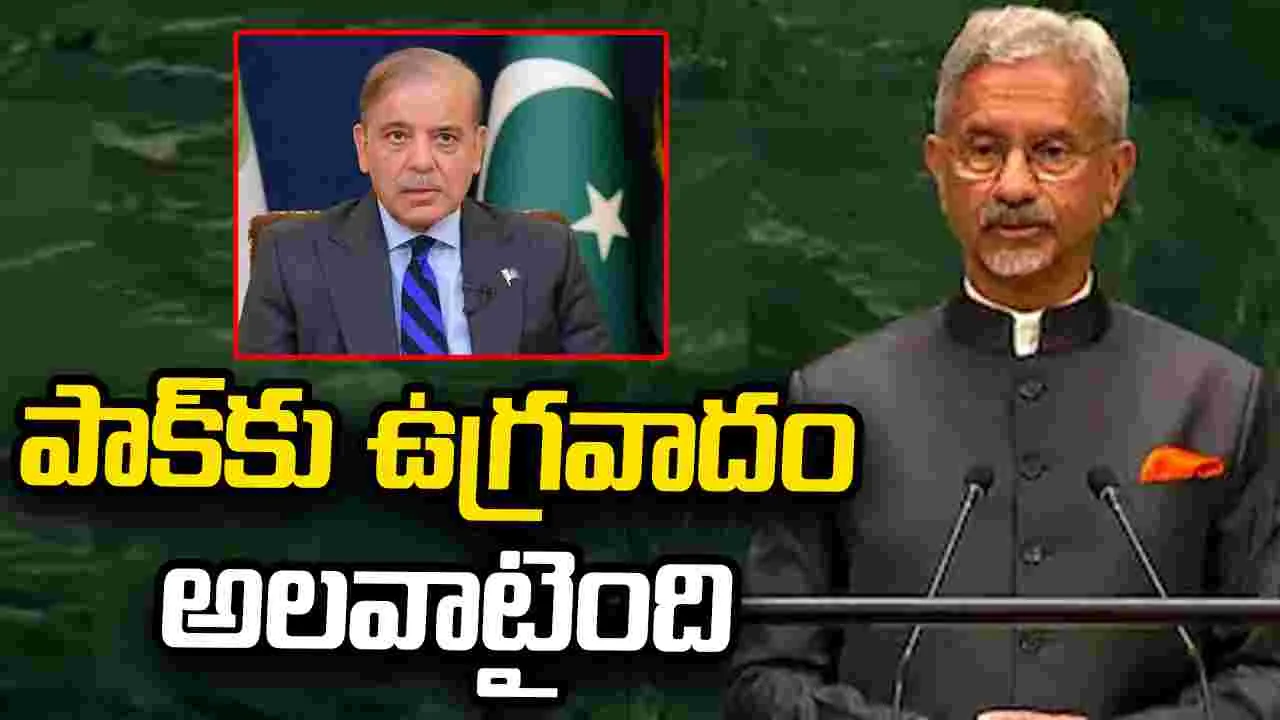 పాక్‌కు ఉగ్రవాదం అలవాటైంది: విదేశీ వ్యవహారాల శాఖ మంత్రి జైశంకర్