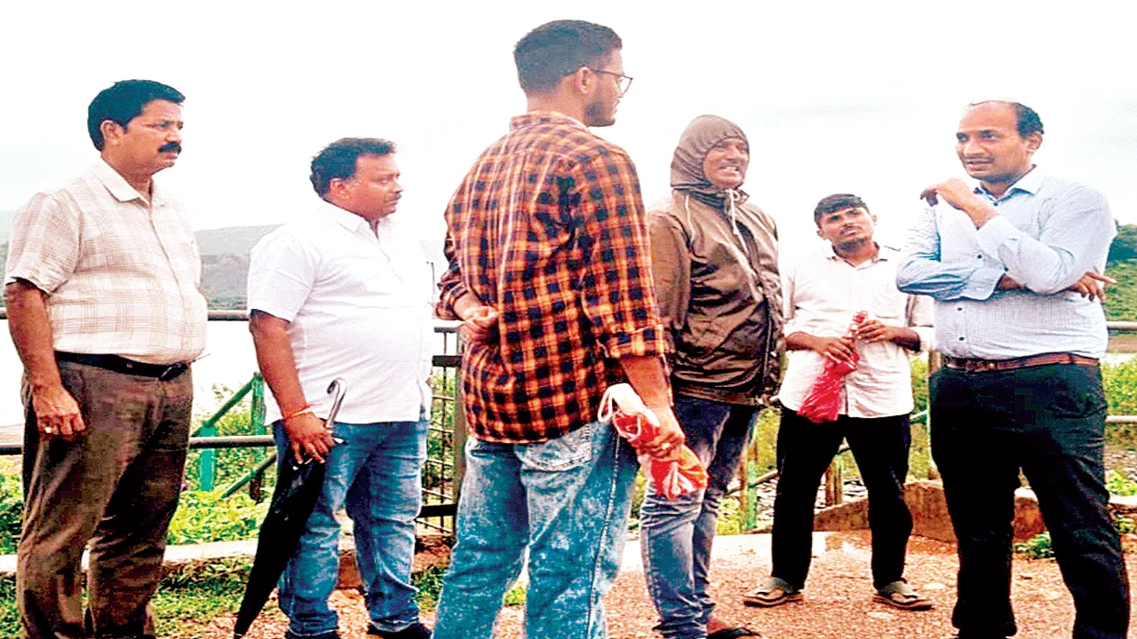 Peddagedda పెద్దగెడ్డ జలాశయం పరిశీలన Peddagedda పెద్దగెడ్డ జలాశయం పరిశీలన