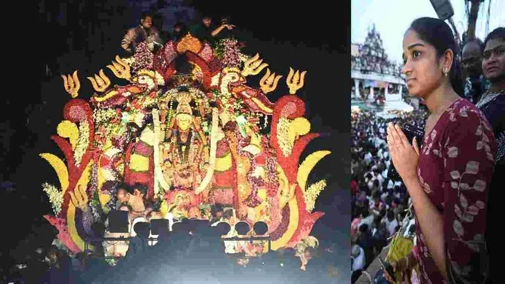 వెంకటగిరిలో పోలేరమ్మ జాతరకు పోటెత్తిన భక్తులు
