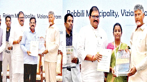 ‘స్వచ్ఛాంధ్ర’లో రాజాం, బొబ్బిలికి   రాష్ట్రస్థాయి అవార్డులు