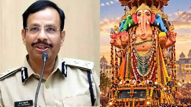ఖైరతాబాద్ మహాగణపతి శోభాయాత్రకు పకడ్బందీ భద్రతా ఏర్పాట్లు: సీపీ సజ్జనార్ 