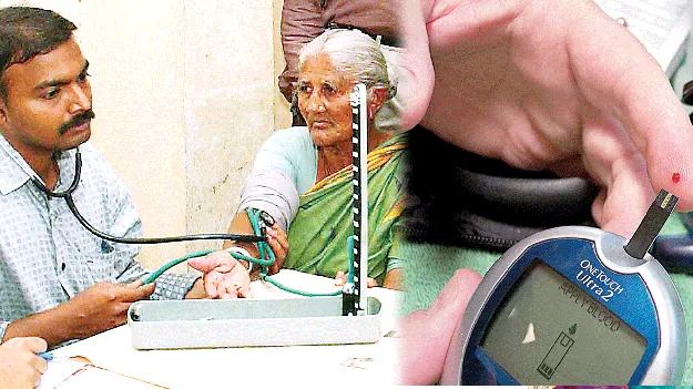 ప్రతి పది మందిలో ముగ్గురికి బీపీ, షుగర్‌
