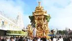 తిరుమలలో వైభవంగా స్వర్ణరథోత్సవం.. బంగారు రథంపై మలయప్పస్వామి