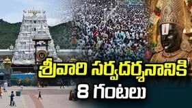 తిరుమల శ్రీవారి సర్వదర్శనానికి 8 గంటలు