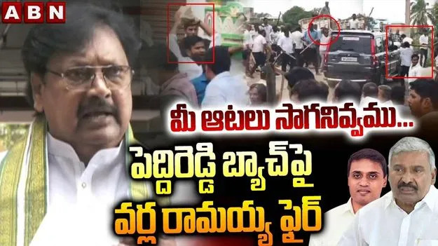 పుంగనూరులో వైసీపీ దాడులపై ఎస్ఈసీకి ఫిర్యాదు.. కోడ్ ఉల్లంఘించిన వైసీపీ ఎంపీ: వర్ల రామయ్య