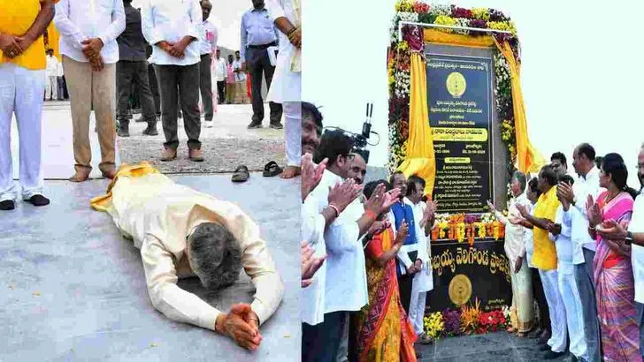 వెలిగొండ ప్రాజెక్ట్ ఫేజ్-1 ప్రారంభం.. జాతికి అంకితం చేసిన సీఎం చంద్రబాబు