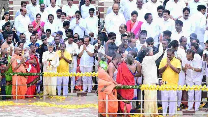 వెలిగొండ ప్రాజెక్ట్ ఫేజ్-1 ప్రారంభం.. జాతికి అంకితం చేసిన సీఎం చంద్రబాబు