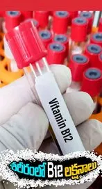 విటమిన్ B12  లక్షనాలు ఇవే..